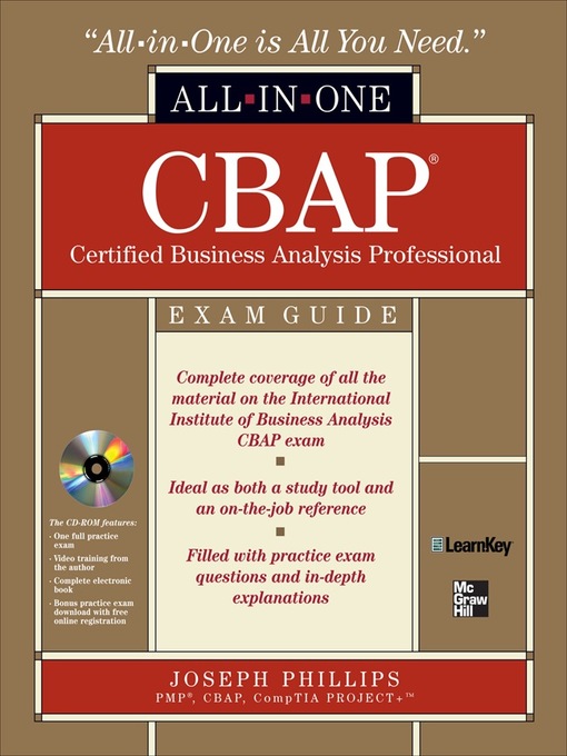 Title details for CBAP Certified Business Analysis Professional All-in-One Exam Guide by Joseph Phillips - Available